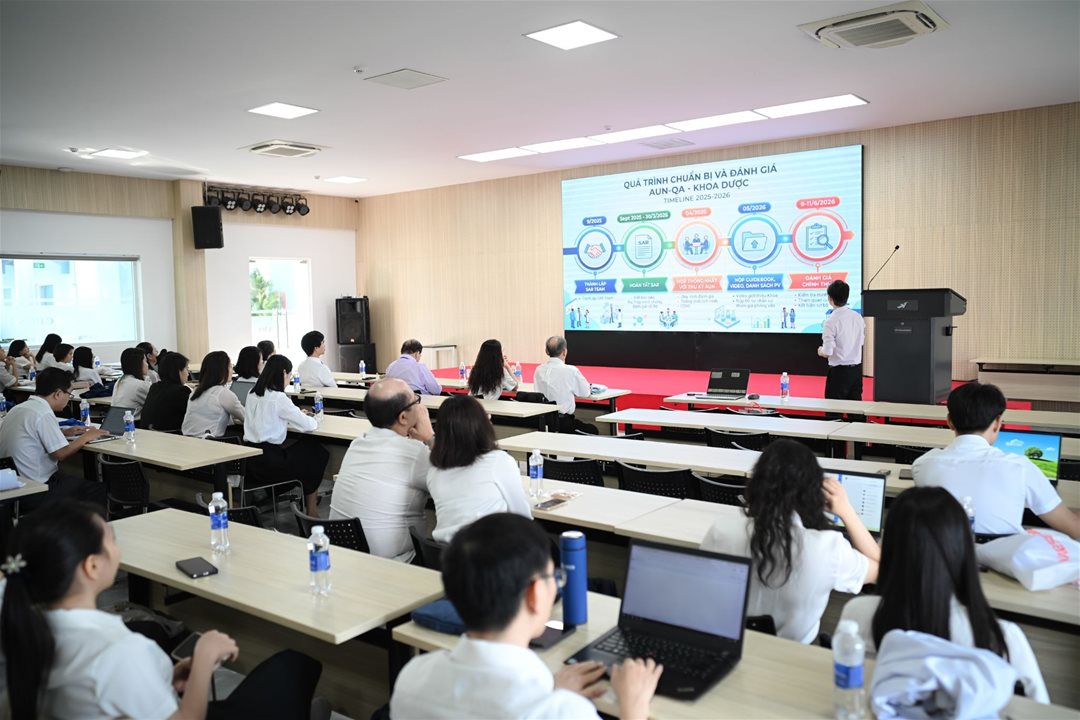 Figure 1: Faculty-wide meeting to roll out preparations for the AUN-QA assessment.